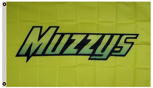 Muzzys Banner 3x5 Advertising Flag Garage Wall Decor Perform