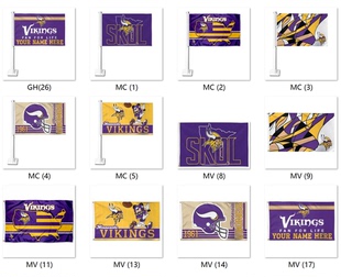 外贸货明尼苏达维京NFL Minnesota Vikings Flag亚马逊WISH EBAY