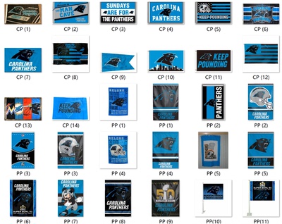 外贸货卡罗莱纳黑豹NFL Carolina Panthers Flag亚马逊WISH EBAY