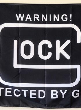 2But Black Glock Flag banner Firearms Warning亚马逊WISH EBAY
