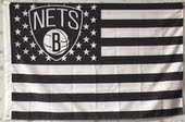Flag旗帜热卖 5款 Nets Brooklyn 外贸货源布鲁克林篮网队NBA