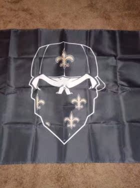 外贸橄榄球队奥尔良圣徒旗帜NFL New Orleans Saints Flag