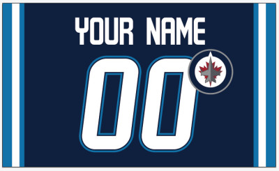 订制美国冰球队温尼伯喷射机队球员号码旗车旗Winnipeg Jets Flag