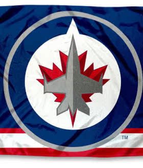 外贸货源温尼伯喷射机队旗帜车旗系列Winnipeg Jets Car Flag