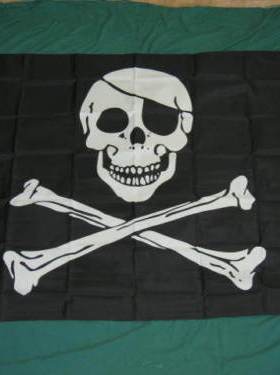 外贸货海盗旗PIRATE FLAG JOLLY ROGER FLAG亚马逊WISH EBAY热卖