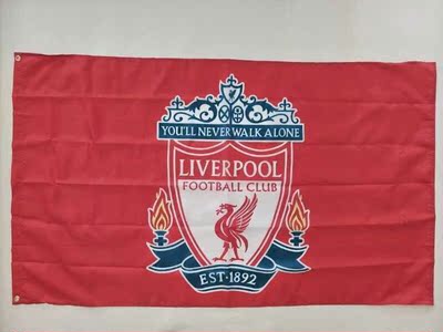 外贸货源利物浦国旗Liverpool Flag亚马逊WISH EBAY热卖