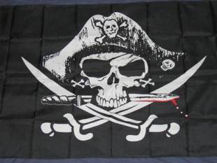 外贸死人的胸海盗DEAD MAN'S CHEST PIRATE FLAG亚马逊WISH EBAY