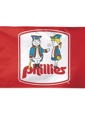 外贸PHILADELPHIA PHILLIES COOPERSTOWN  Flag亚马逊WISH EBAY