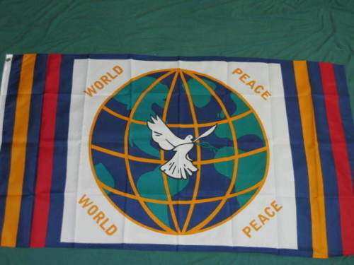 外贸货源世界和平旗帜world peace  flag亚马逊wish ebay热卖