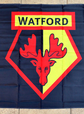 外贸货源沃特福德的旗帜Watford Flag亚马逊WISH EBAY热卖