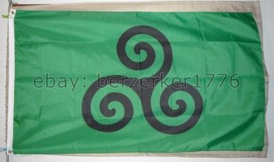 外贸户外旗帜Celtic Triskelion triskele FLAG亚马逊WISH EBAY