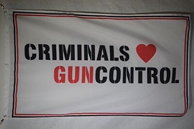 爱枪控制Criminals Love Gun Control Flag亚马逊WISH EBAY热卖