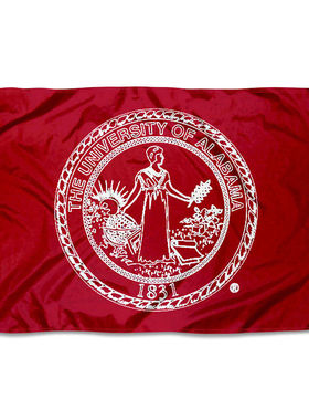 外贸货源Alabama Crimson Tide Seal Flag亚马逊WISH EBAY热卖