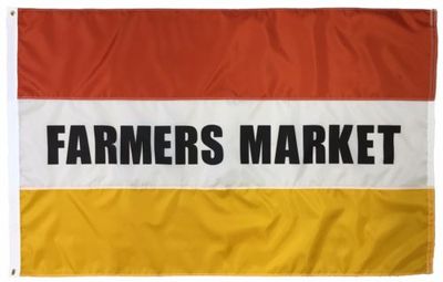 外贸货源旗帜Farmers Market FLAG亚马逊 WISH EBAY热卖产品