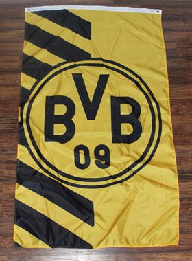 外贸多特蒙德队Borussia Dortmund Vertical Flag亚马逊WISH EBAY