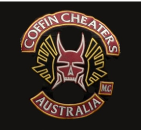 外贸货源摩托车俱乐部旗Coffin Cheaters Motorcycle Club Flag