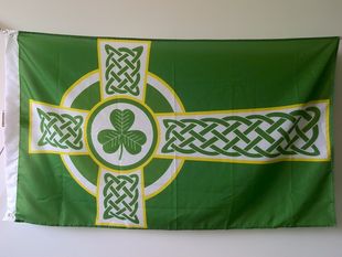外贸爱尔兰凯尔特人十字旗Irish Celtics Cross Flag