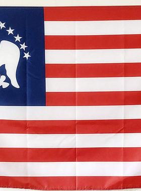 2But Indian Peace Stars and Stripes Flag亚马逊 WISH EBAY热卖