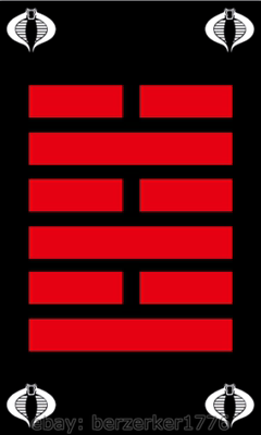 外贸旗帜Cobra Arashikage Clan Storm Shadow Snake Eyes flag
