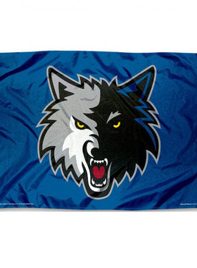 外贸货源森林狼NBA Minnesota Timberwolves Flag亚马逊WISH EBAY