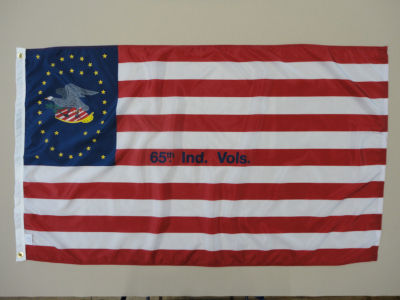 外贸货源65th Indiana Infantry Regiment Historical FLAG