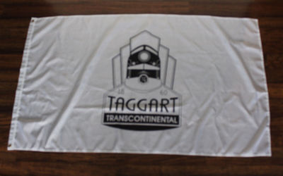 横贯大陆铁Taggart Transcontinental Rail Flag亚马逊WISH EBAY