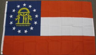 外贸乔治亚州国GEORGIA STATE FLAG GA NEW FLAG亚马逊WISH EBAY