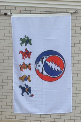 感恩死跳舞熊Grateful Dead Dancing Bears Flag亚马逊WISH EBAY