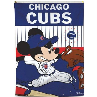 2018新款芝加哥小熊队棒球队旗帜车旗MLB Chicago cubs Car flag
