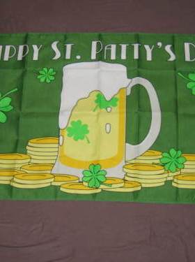 ST. PATTY'S DAY SAINT PATRICK'S IRELAND Flag亚马逊WISH EBAY