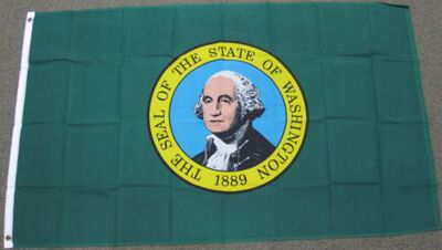 外贸货源华盛顿州旗帜WASHINGTON STATE Flag亚马逊WISH EBAY热卖