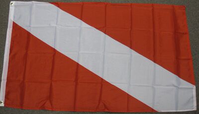 外贸货源IVER DOWN FLAG SCUBA DIVING Flag亚马逊WISH EBAY热卖