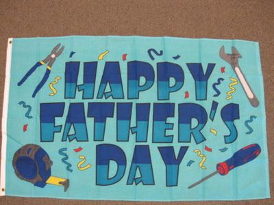 外贸货源父亲节快乐HAPPY FATHER'S DAY FLAG亚马逊WISH EBAY热卖