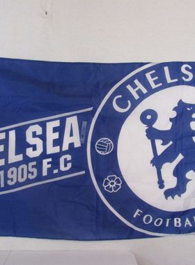 切尔西足球俱乐部旗Chelsea Football Club Flag亚马逊WISH EBAY