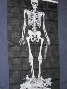 FLAG SKELETON 3X5 FLAG亚马逊WISH EBAY热卖 HALLOWEEN 外贸NEW