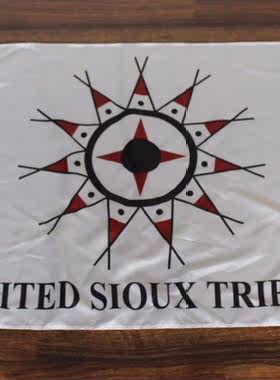 外贸货Indian Oglala Lakota Nation Tribal Flag亚马逊WISH EBAY