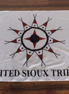 外贸货Indian Oglala Lakota Nation Tribal Flag亚马逊WISH EBAY