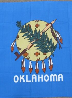 外贸奥克拉荷马州的旗帜OKLAHOMA STATE FLAG亚马逊WISH EBAY热卖