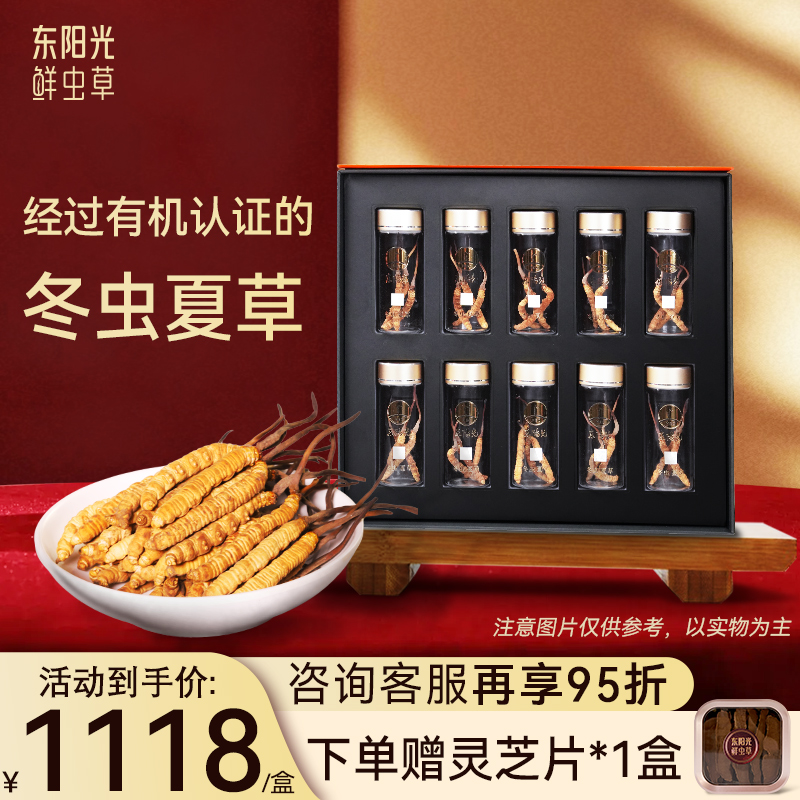 东阳光有机鲜虫草礼盒装旗舰店