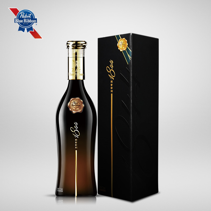 单支瓶装优质麦芽橡木桶精酿啤酒1720ml高端啤酒1844蓝带经典