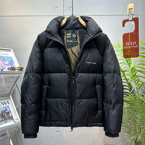 2024新款立领羽绒服男冬季休闲百搭短款工装夹克保暖羽绒外套上衣