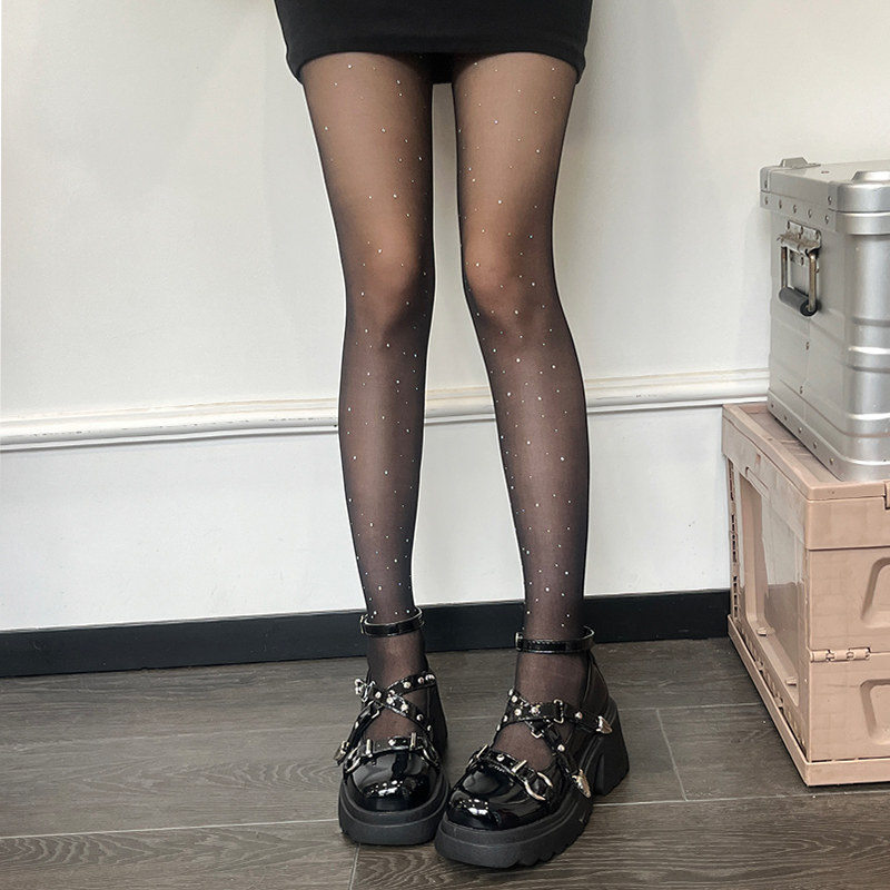 闪钻黑丝性感美腿袜子小众薄款纯欲风连裤袜防勾丝甜美少女打底袜,女士内衣/男士内衣/家居服,连裤袜/打底袜,淘宝优惠券,粉丝福利购,淘宝优惠卷