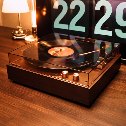 唐韵世家留声机彩胶黑胶唱片机