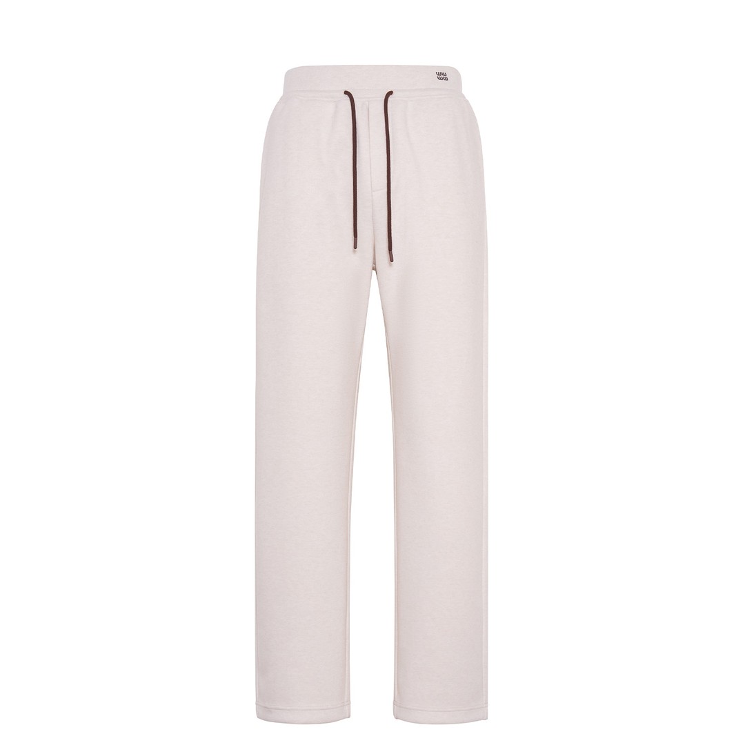 梧桐资优服饰羊毛混纺直筒裤男2025冬季新款加厚休闲直筒阔腿长裤