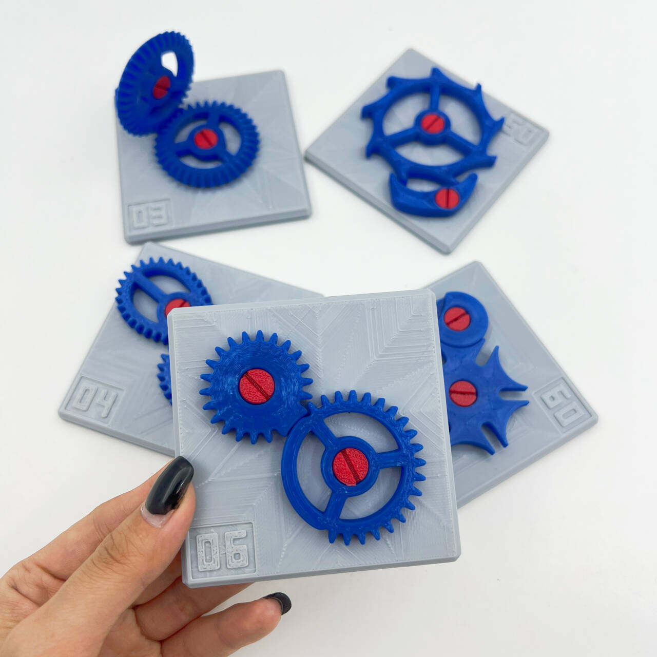 3D打印机械运转的秘密机械结构创意/整蛊玩具