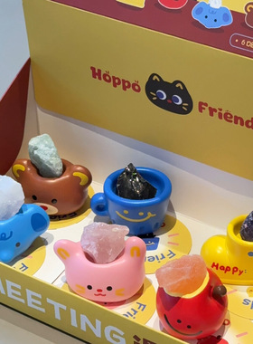 遇见水晶pal盲盒礼物推荐女生同事潮玩公仔桌面汽车摆件增强磁场