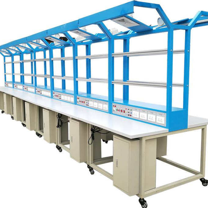 LBS-80B电子产品装配实训台 电子装配生产流水线设备实训操作台