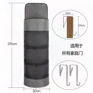 篮球收纳袋网兜儿童家庭壁挂式球类收纳架放球包家用储物足球排球