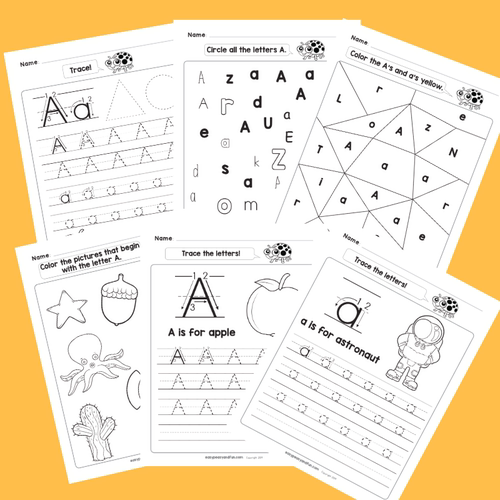 26个英文字母练习作业纸