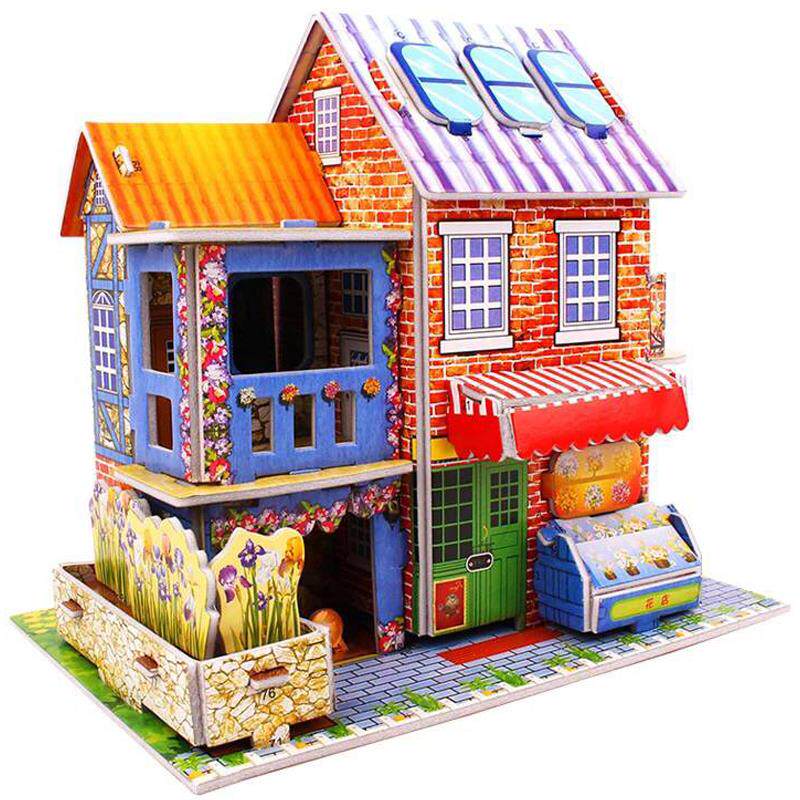 3d建筑房子纸质模型立体儿童益智玩具泡沫板超难拼图女孩手工益智|ruв категории игрушка/коляска/головоломка/блоки/модель, бусы/головоломка/в паре/демонтаж/бить игрушки, головоломка/деревоплита - от Buy2taobao.com для оказания профессиональной услуги покупки агента Taobao